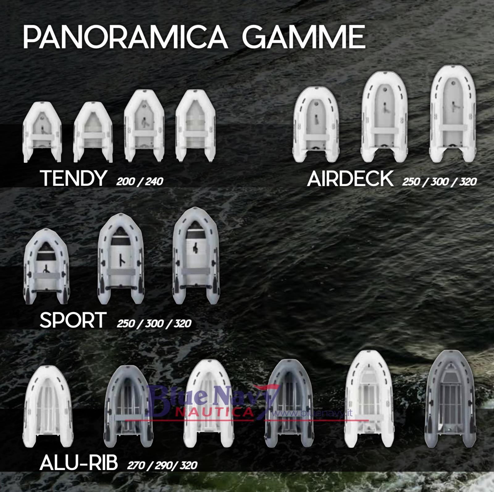 quicksilver gommoni 320cm-350cm alu-rib in hypalon