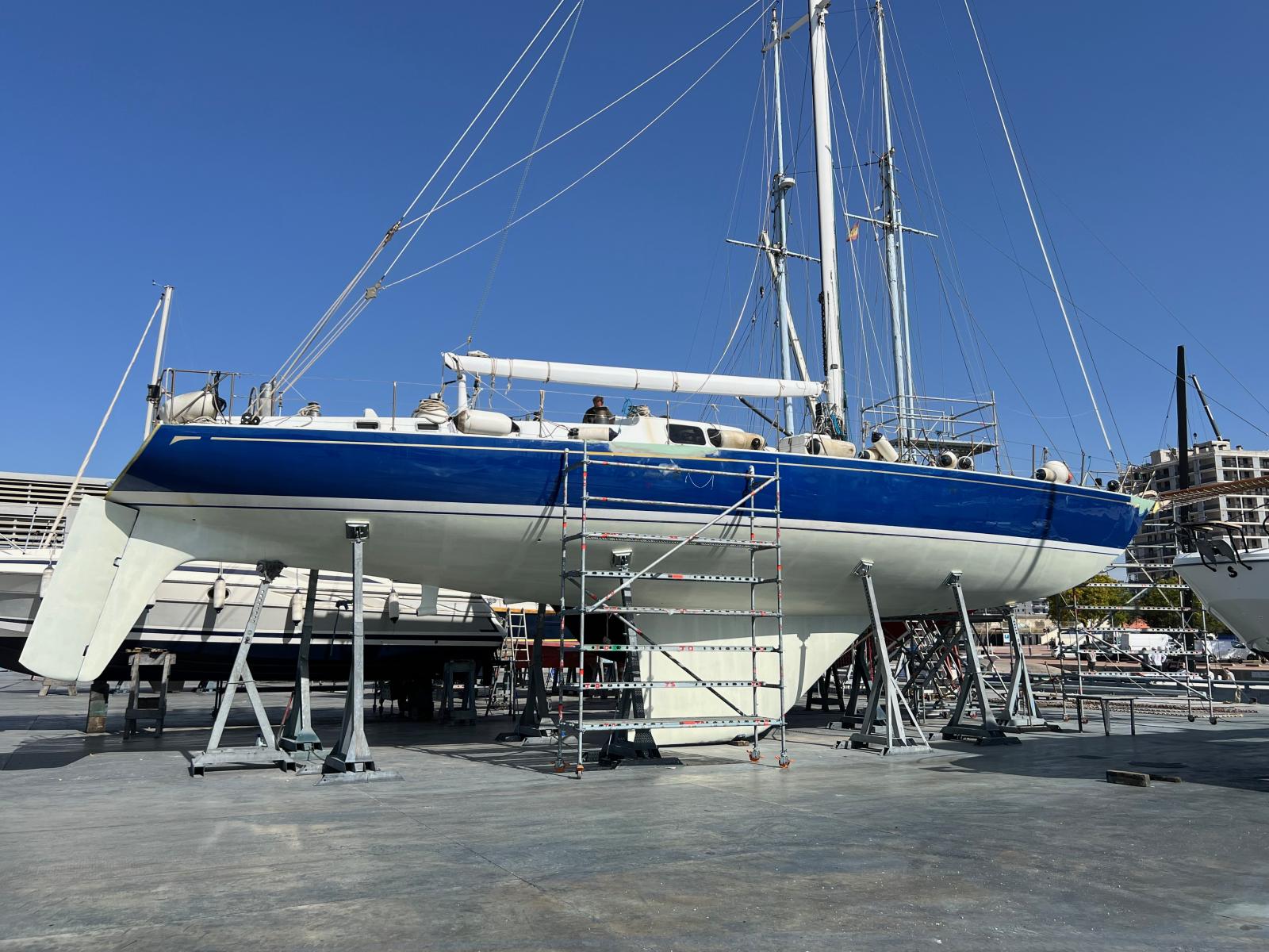 Bermudan sloop 22m aluminium