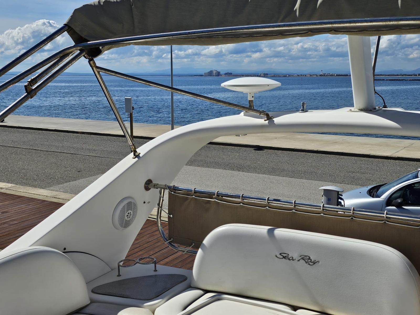 sea ray 360 sedan fly