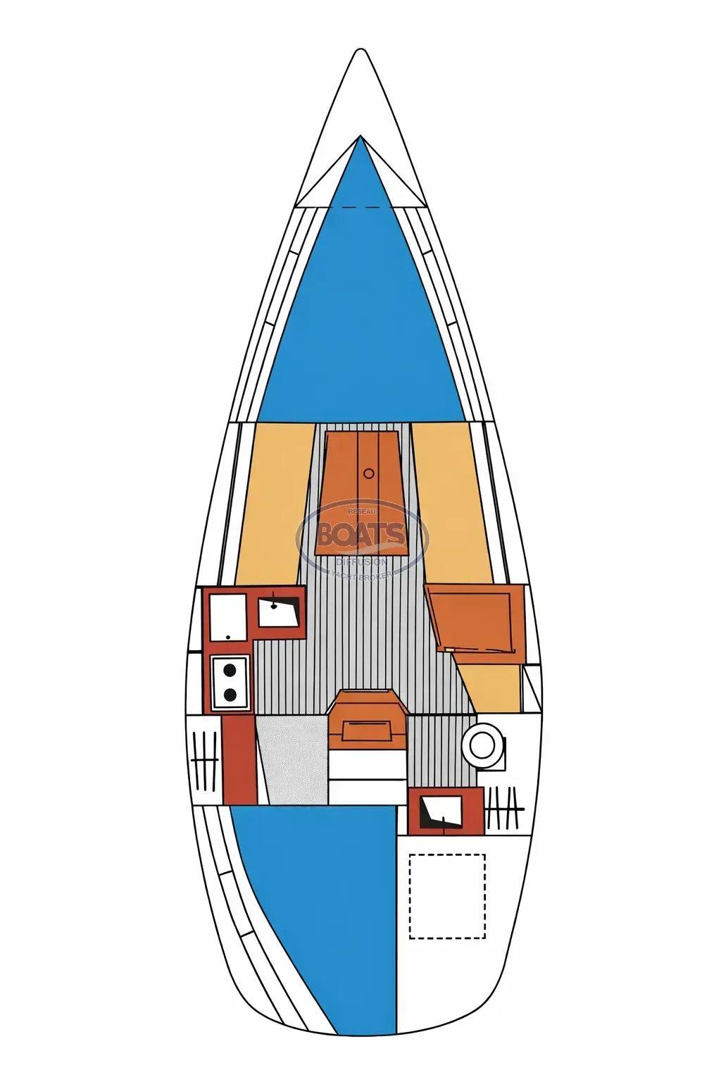 jeanneau Fantasia 27 biquille