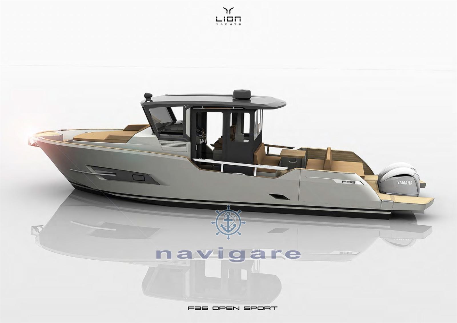 lion yachts F36 open sport