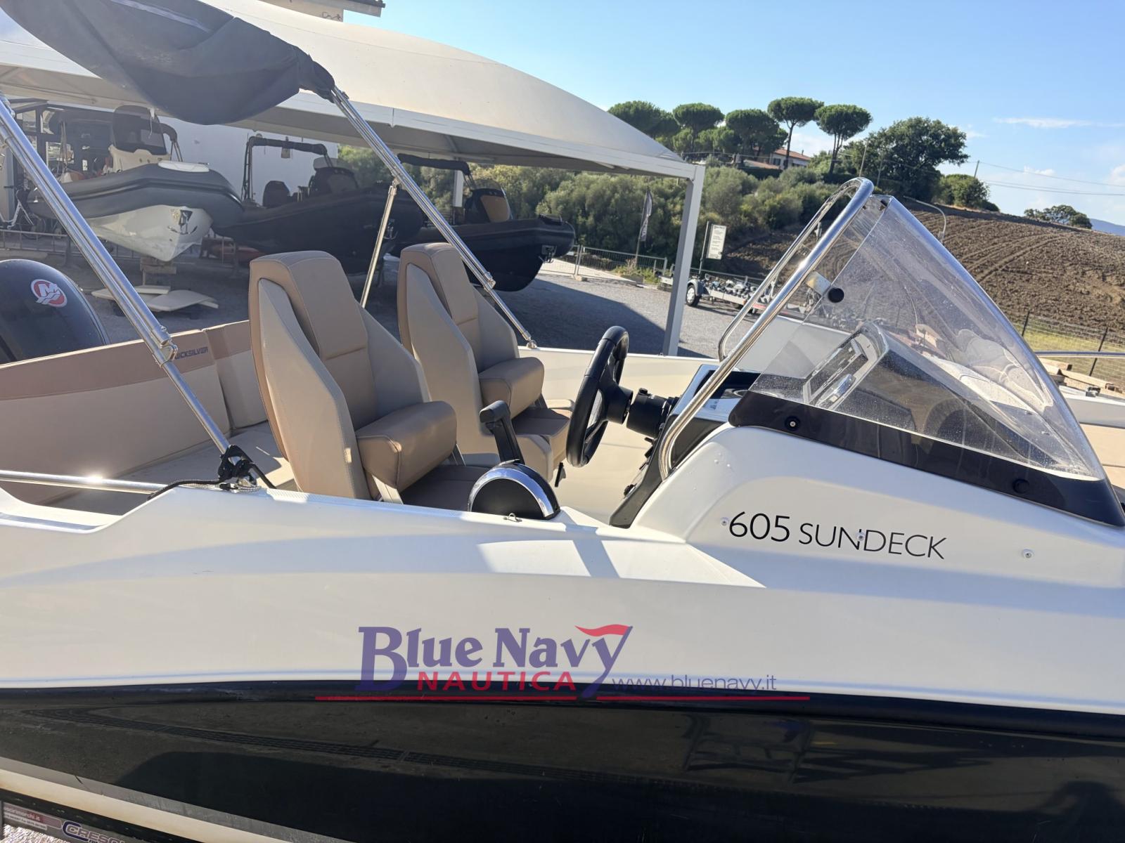 quicksilver 605 sundeck+ mercury 115cv pro xs ct