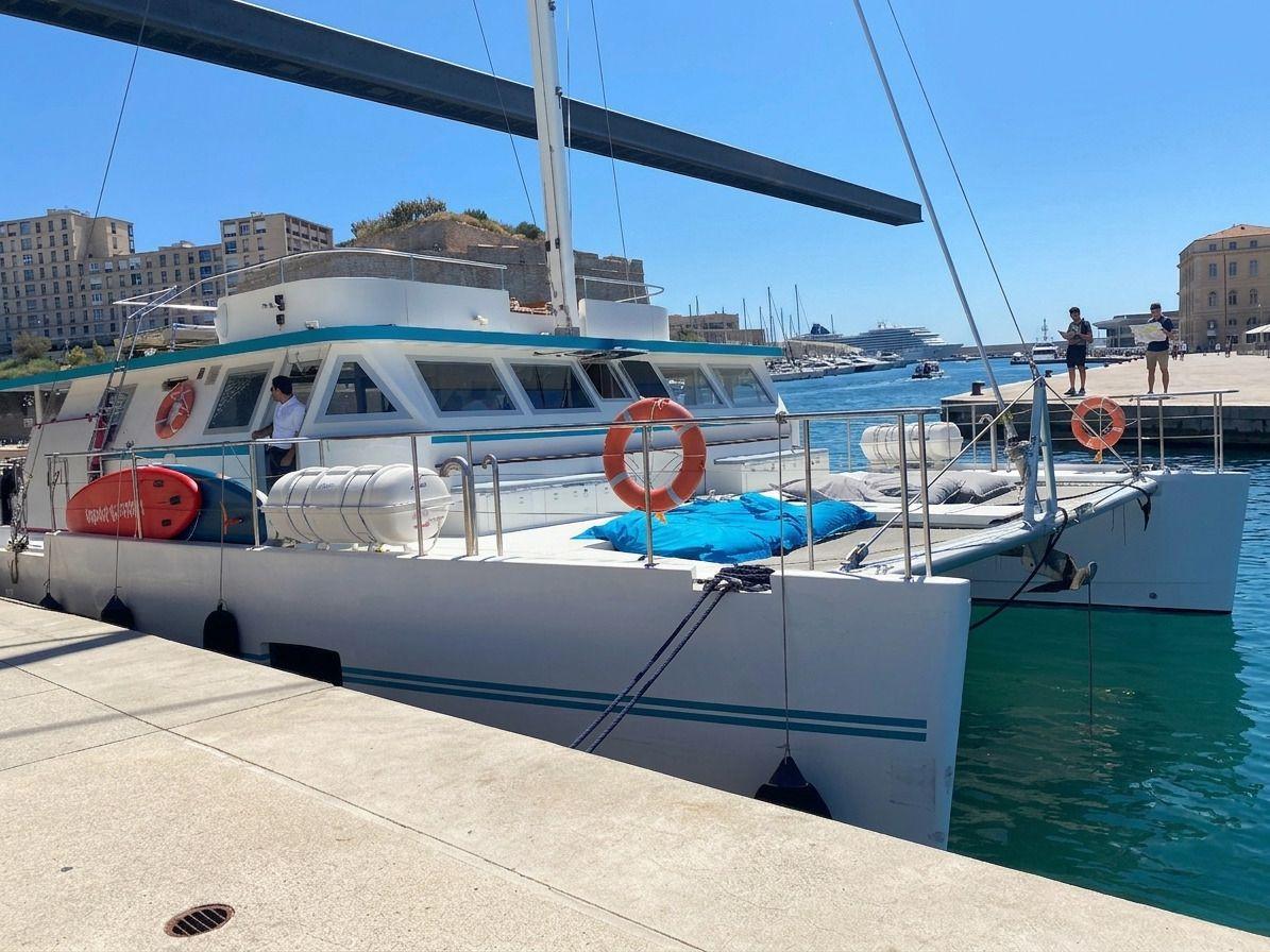 custom built boat Maxi day charter catamaran 65