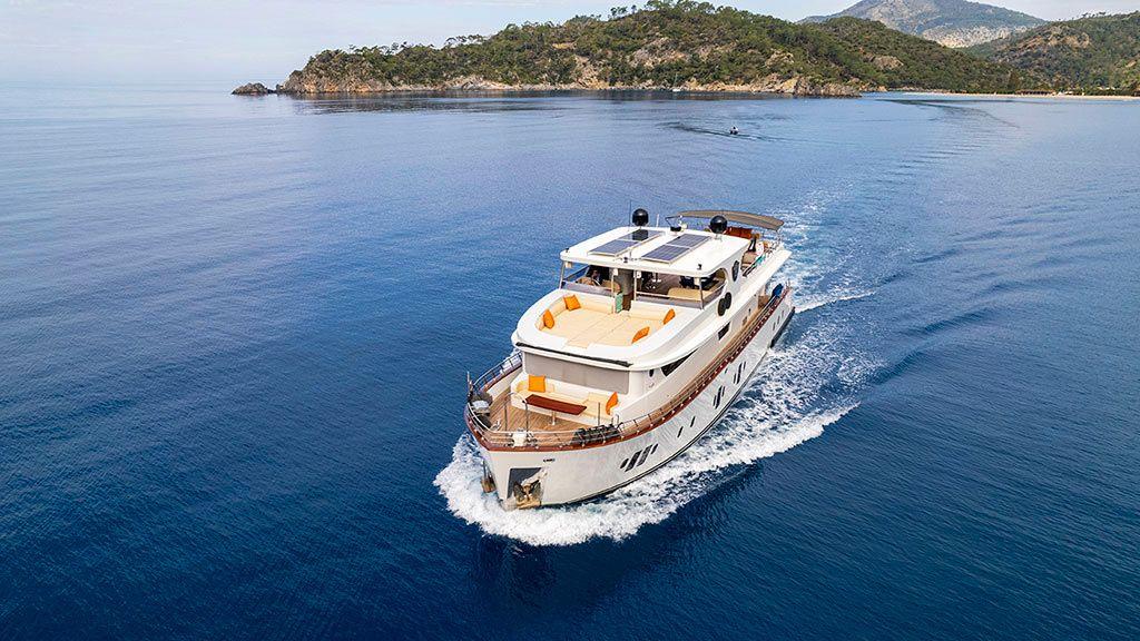 fethiye shipyard Mysy trawler 26m