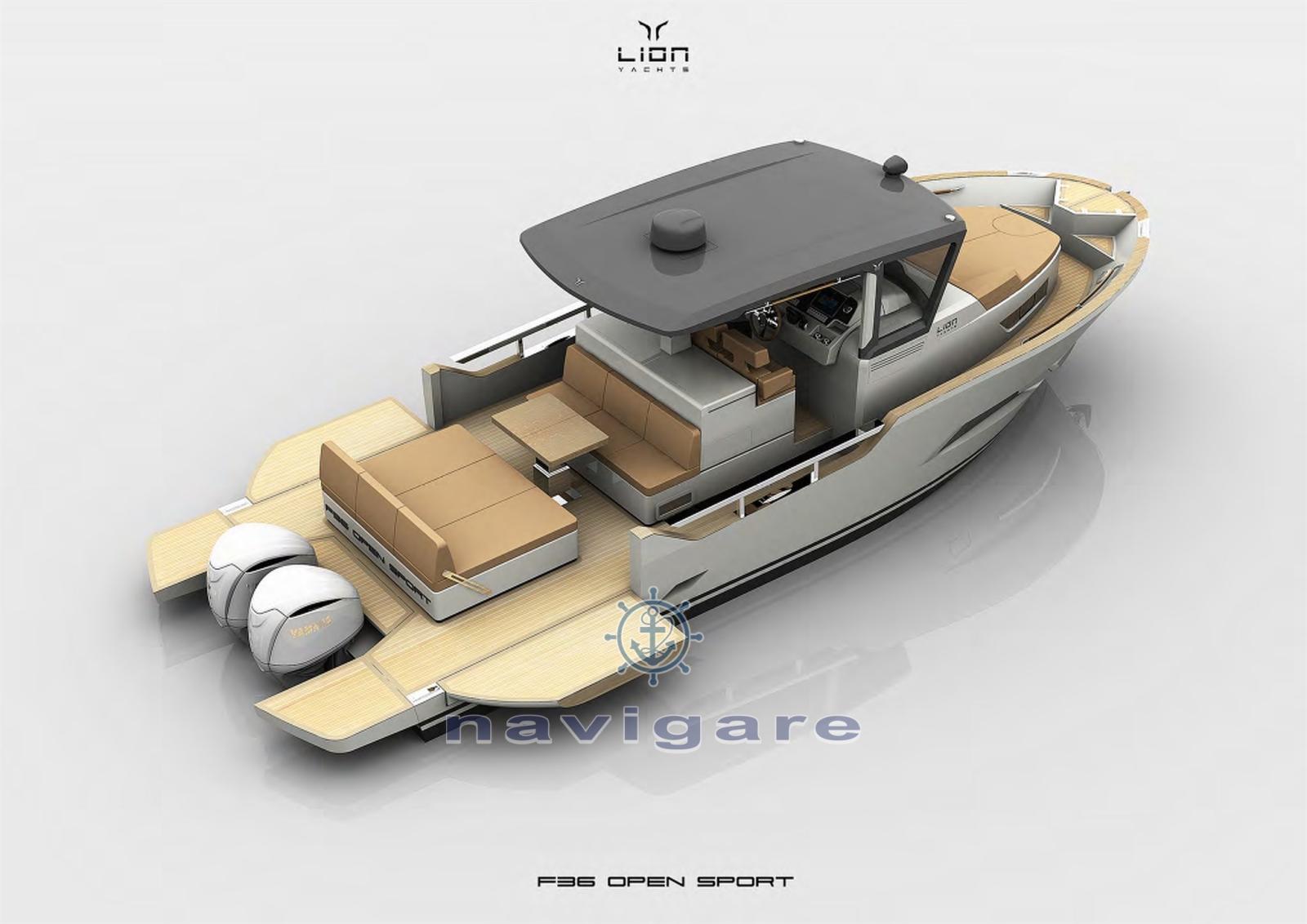 lion yachts F36 open sport
