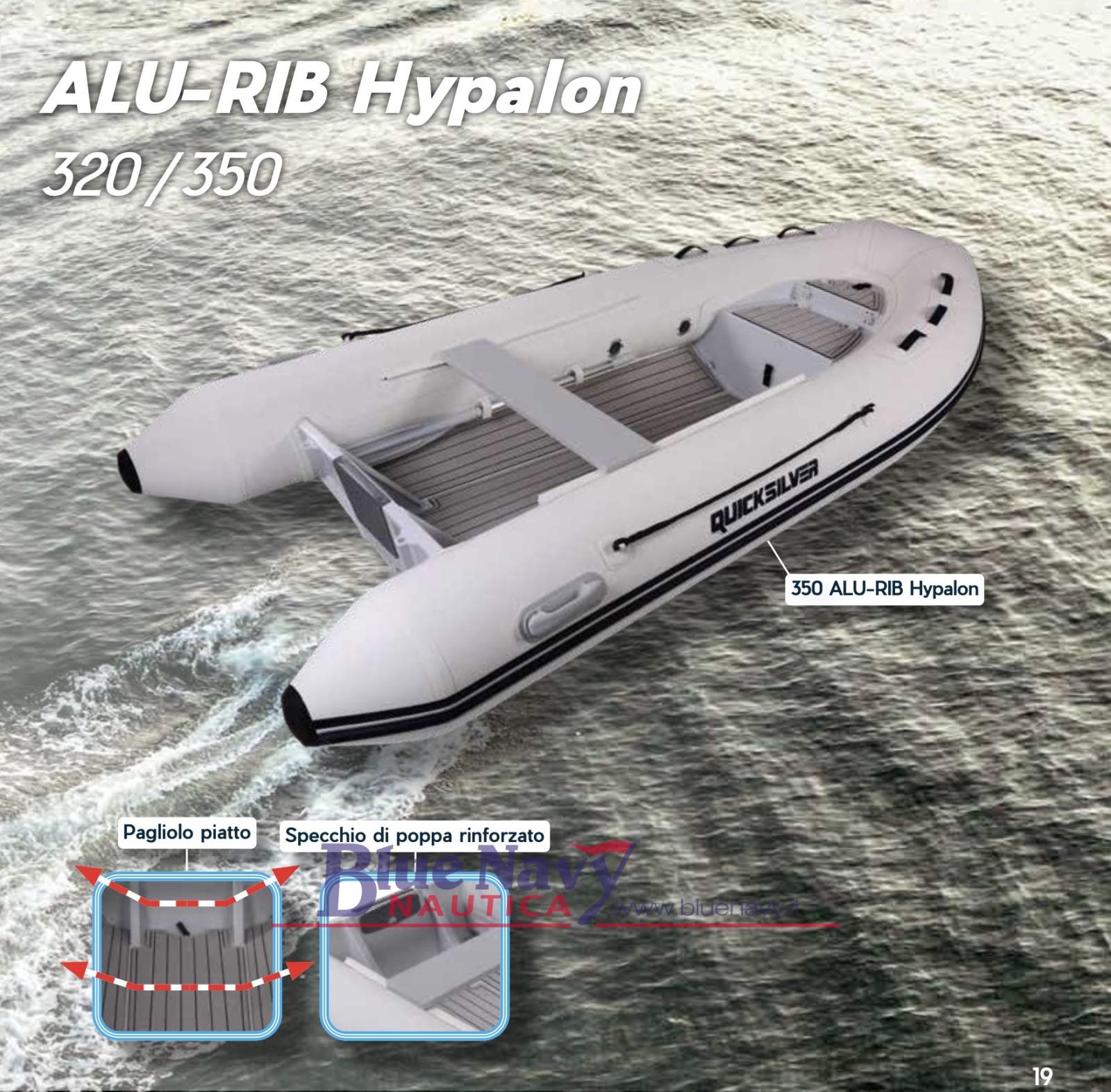 quicksilver gommoni 320cm-350cm alu-rib in hypalon