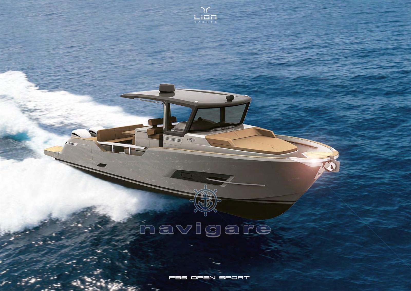 lion yachts F36 open sport
