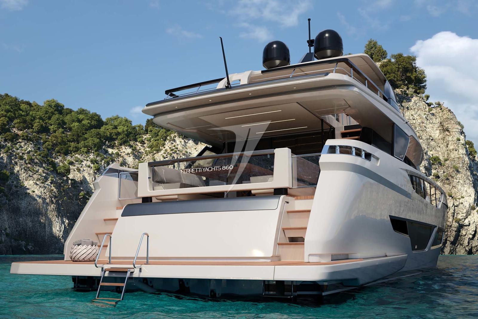 ferretti yachts 860