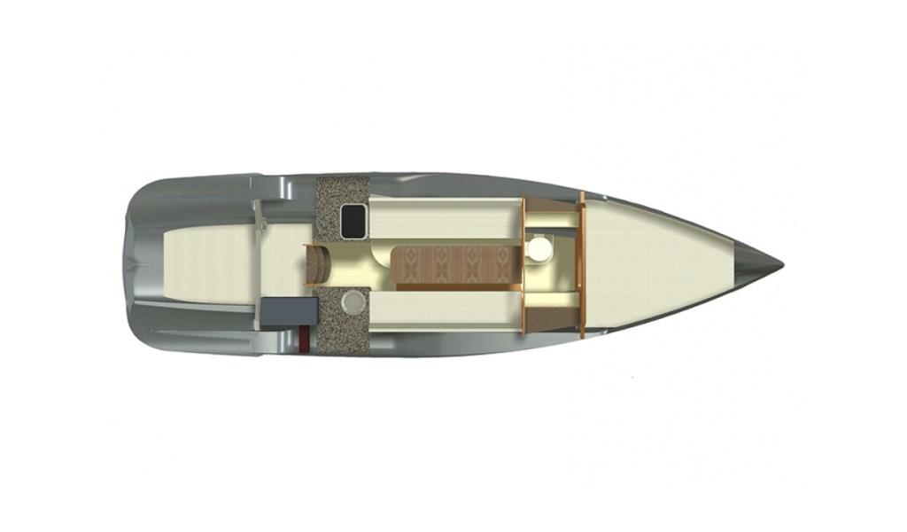 quorning boats Dragonfly 28 swing wing touring