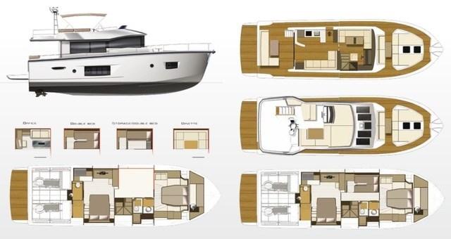 cranchi Eco trawler 53