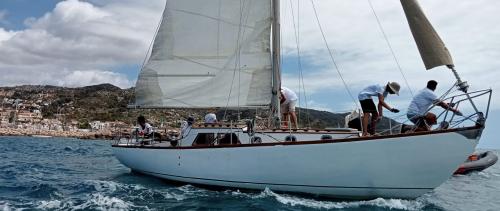 Custom built boat erytheia cotre juan alsine
