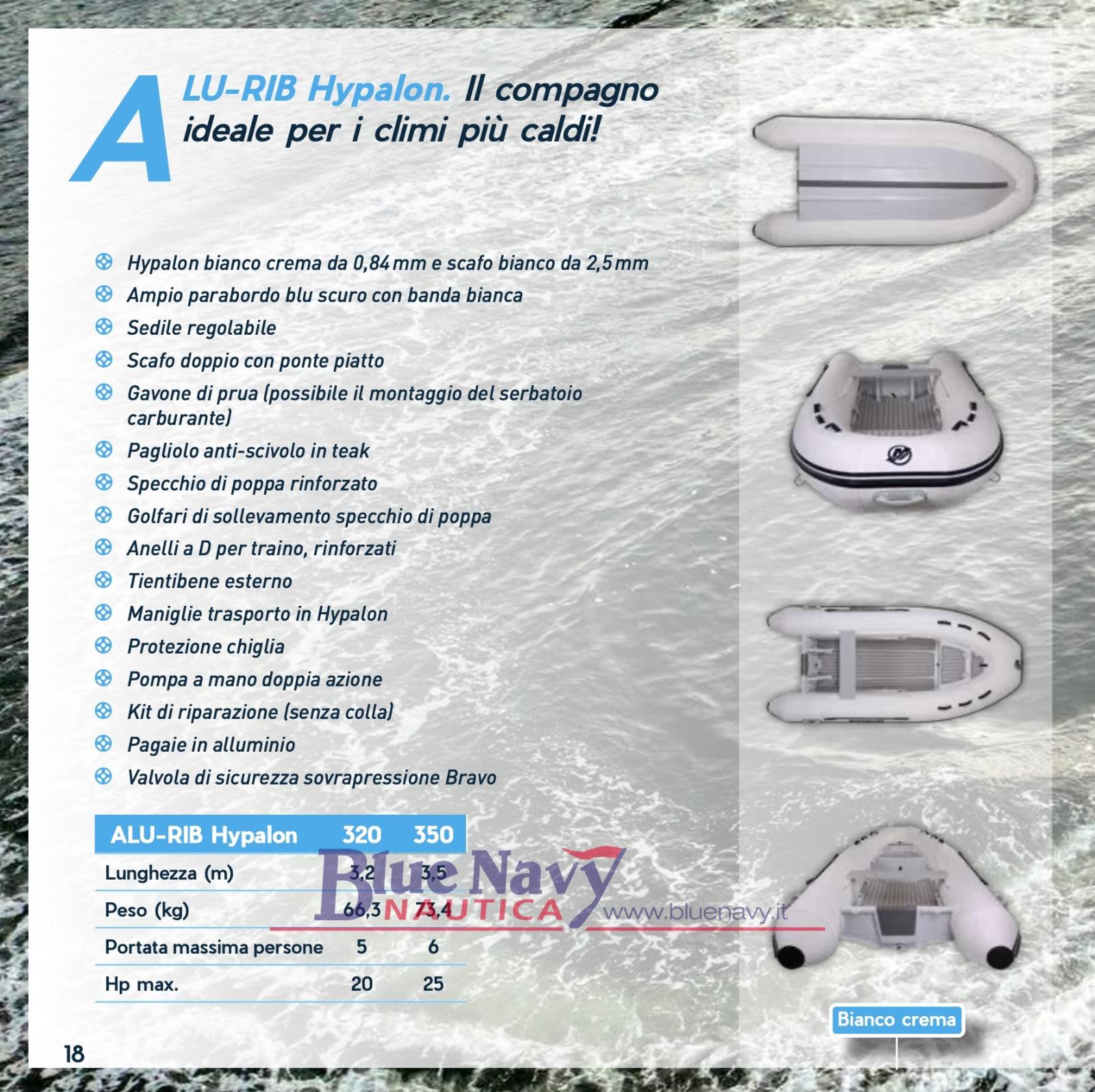 quicksilver gommoni 320cm-350cm alu-rib in hypalon