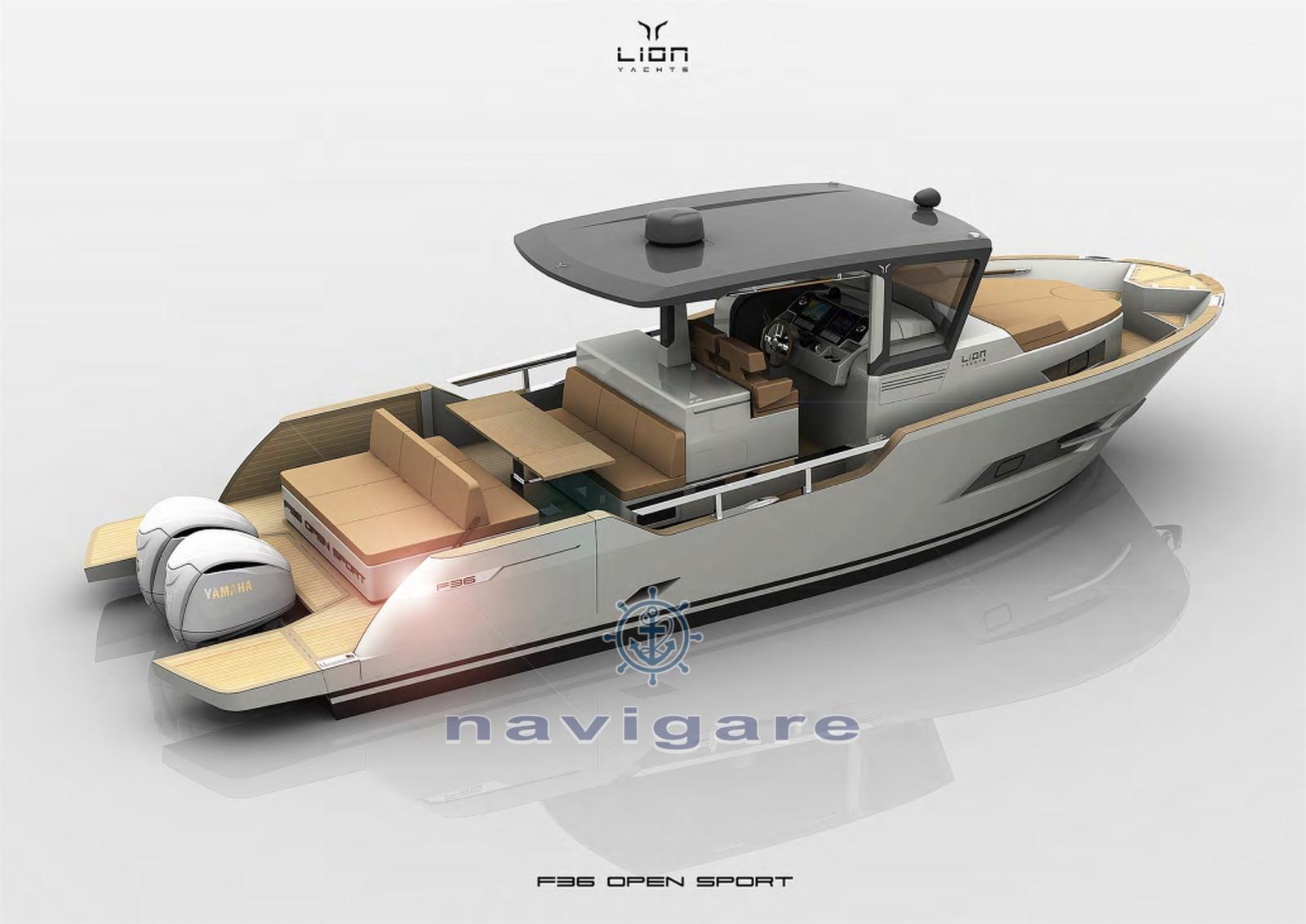 lion yachts F36 open sport