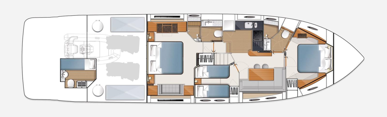 princess yachts V 62