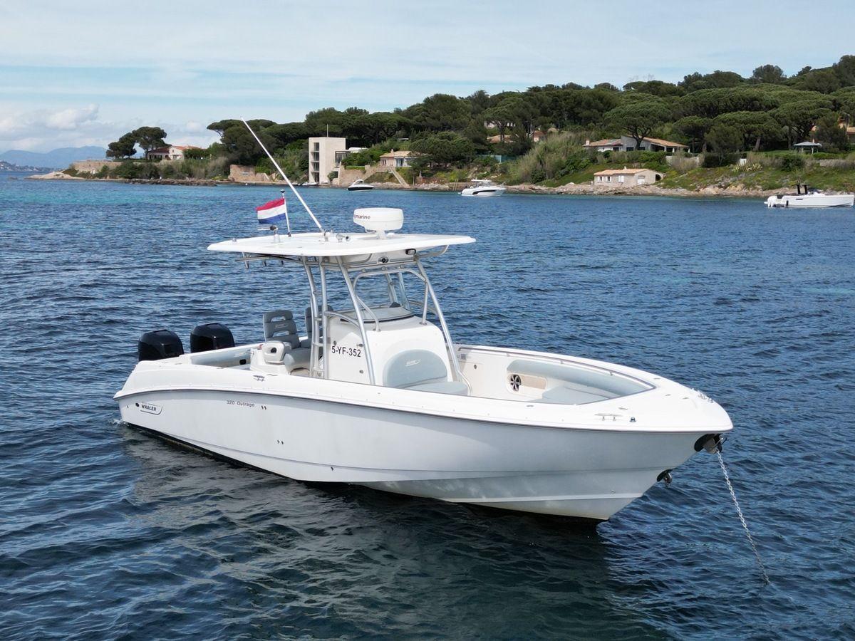 boston wahler 320 outrage - 2x mercury verado 250