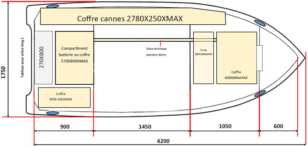 PRO FISHING bass boat 420