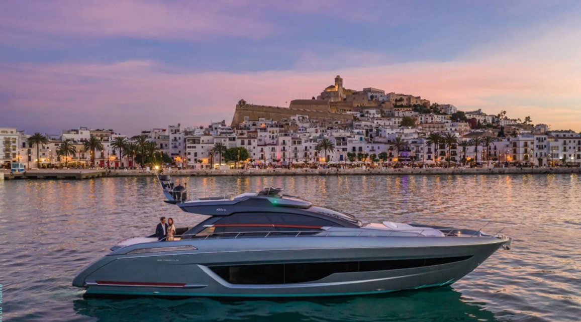 Charles Leclerc and his stylish boat